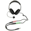 Startech.Com Headphone and microphone headset adapter 3.5mm M/F MUYHSMFF